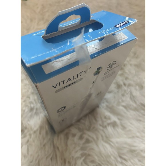 New Oral- B Vitality Rechargeable Toothbrush Floss Action Round Brush Head - Picture 3 of 4